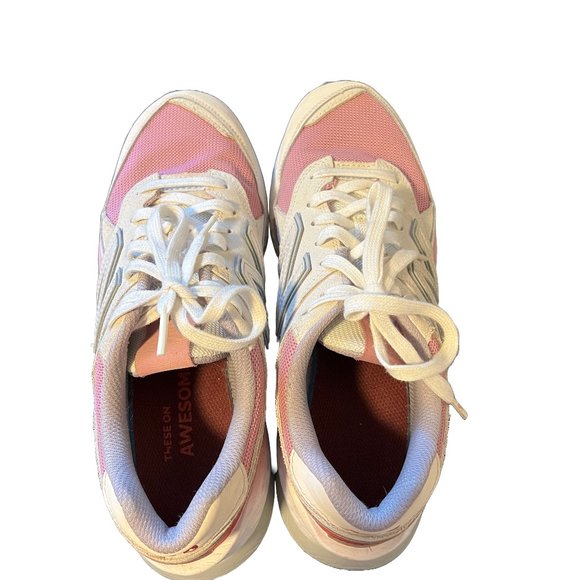 Fig X New Balance 574S Pop Red White & Pink Women’s 9.5 Men’s 8 - Picture 9 of 12